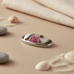 将图像加载到图库查看器中, Silver Pink Crystal Accent Pendant for Women | Fashion Jewelry