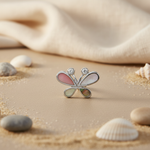将图像加载到图库查看器中, Silver Butterfly Pendant with Gemstones | Women's Gift Jewelry