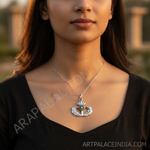 Load image into Gallery viewer, Colgante de cardo en plata de ley 925 | Joyería escocesa