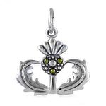 将图像加载到图库查看器中, 925 Sterling Silver Thistle Pendant | Scottish Jewelry
