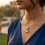 将图像加载到图库查看器中, 925 Silver Crab Pendant Necklace | Animal Jewelry for Women