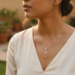 Load image into Gallery viewer, 925 Silver Enamel Number 5 Pendant for Women | Charm Jewelry