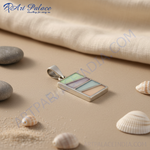 Load image into Gallery viewer, 925 Silver Colorful Gemstone Pendant for Women | Modern Jewelry