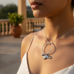 将图像加载到图库查看器中, Silver Heart Charm Keychain for Women | Love Gift