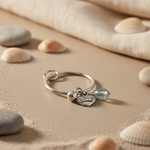 将图像加载到图库查看器中, Silver Heart Charm Keychain for Women | Love Gift