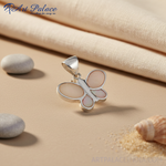 Load image into Gallery viewer, 925 Silver Butterfly Pendant for Women | Mother of Pearl