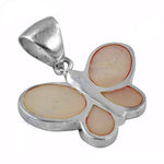 将图像加载到图库查看器中, 925 Silver Butterfly Pendant for Women | Mother of Pearl