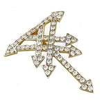 将图像加载到图库查看器中, Diamond Arrow Brooch | gold plating Finish | Women's Gift Jewelry