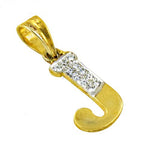 将图像加载到图库查看器中, gold plating Diamond Initial Pendant for Women | Personalized Jewelry