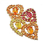 将图像加载到图库查看器中, gold plating Gemstone Cluster Ring for Women | Statement Jewelry