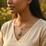 Load image into Gallery viewer, 925 Silver Blue Topaz Pendant for Women | Gemstone Jewelry