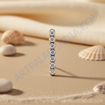 Load image into Gallery viewer, Silver Cubic Zirconia Drop Earrings for Women | Gift Jewelry