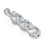 将图像加载到图库查看器中, 925 Silver Cubic Zirconia Pendant Necklace for Women
