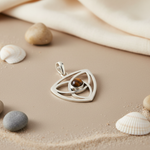 将图像加载到图库查看器中, 925 Silver Tiger Eye Pendant for Women | Daily Wear Gift