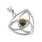 将图像加载到图库查看器中, 925 Silver Tiger Eye Pendant for Women | Daily Wear Gift