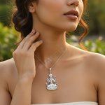 Load image into Gallery viewer, Colgante de plata con el Señor Shiva | Joyería religiosa para hombre y mujer