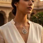 将图像加载到图库查看器中, 925 Silver Celtic Knot Pendant | Pear Gemstone | Women's Jewelry