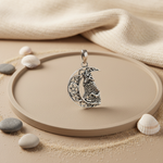 将图像加载到图库查看器中, 925 Silver Crescent Moon Pendant Necklace for Women | Gift