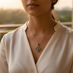 将图像加载到图库查看器中, 925 Silver Marcasite Pendant for Women | Daily Wear Gift