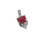 Load image into Gallery viewer, 925 Silver Ruby Pendant for Women | Gemstone Jewelry Gift
