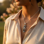 Load image into Gallery viewer, 925 Sterling Silver Owl Pendant Necklace | For Women | Gift