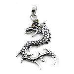 Load image into Gallery viewer, 925 Silver Dragon Pendant Necklace | Unique Jewelry for Men