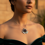 Load image into Gallery viewer, Silver Pendant with Garnet Gemstone | Women's Jewelry | Gift