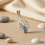 将图像加载到图库查看器中, 925 Silver Labradorite Teardrop Pendant | Women's Jewelry
