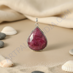 Load image into Gallery viewer, 925 Silver Ruby Pendant for Women | Gemstone Jewelry Gift