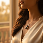 Load image into Gallery viewer, 925 Silver Smoky Quartz Pendant for Women | Gemstone Jewelry