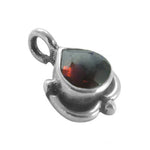 Load image into Gallery viewer, 925 Silver Garnet Teardrop Pendant | Women's Gemstone Jewelry