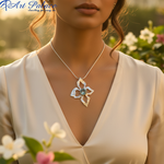 Load image into Gallery viewer, 925 Silver Blue Topaz Pendant Necklace for Women | Gift