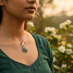 Load image into Gallery viewer, 925 Silver Peridot Pendant for Women | Gemstone Jewelry