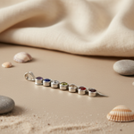 Load image into Gallery viewer, 925 Silver Chakra Pendant Necklace | Gemstone Jewelry for Women