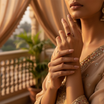 Load image into Gallery viewer, Silver Ring with Red Gemstone | Men's Classic Jewelry