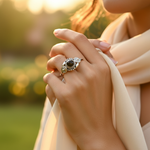 Load image into Gallery viewer, 925 Sterling Silver Black Onyx Ring for Women | Gift Jewelry