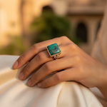 Load image into Gallery viewer, 925 Silver Turquoise Stone Ring for Women | Gift Jewelry