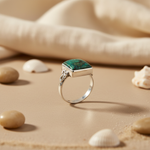 Load image into Gallery viewer, 925 Silver Turquoise Stone Ring for Women | Gift Jewelry
