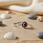 将图像加载到图库查看器中, 925 Sterling Silver Black Onyx Ring for Women | Gemstone Jewelry
