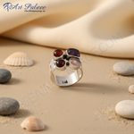 Load image into Gallery viewer, 925 Sterling Silver Gemstone Ring | Women's Fashion Jewelry