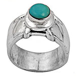 Load image into Gallery viewer, 925 Silver Turquoise Ring for Men | Genuine Gemstone Jewelry