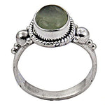 Load image into Gallery viewer, 925 Silver Green Gemstone Ring for Women | Gift Jewelry