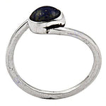 Load image into Gallery viewer, 925 Silver Lapis Lazuli Ring for Women | Gemstone Jewelry