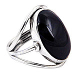Load image into Gallery viewer, 925 Silver Onyx Ring for Women | Statement Jewelry