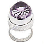 Load image into Gallery viewer, Amethyst Gemstone Ring in Sterling Silver for Women