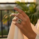 将图像加载到图库查看器中, 925 Silver Smoky Quartz Ring | Men's Ring | Gift for Him