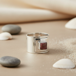 Load image into Gallery viewer, 925 Sterling Silver Ring with Gemstone for Women | Fashion Jewelry