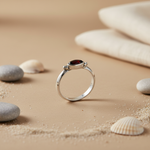 Load image into Gallery viewer, 925 Silver Garnet Ring for Women | Gemstone Jewelry