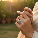 将图像加载到图库查看器中, 925 Silver Moonstone Ring for Women | Gift Jewelry