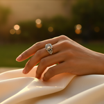 将图像加载到图库查看器中, 925 Sterling Silver Ring with Gemstone | Women's Jewelry Gift